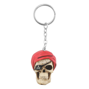 Skull w/ Bandana Key Chain